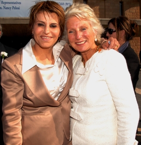 Mossad Jane (right) and Israeli Knesset Speaker Dalia Itzik in Israel